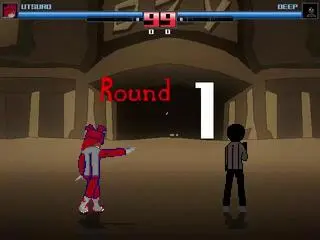 THE DREAM OF EVIL2 Vanished Illusionのゲーム画面「対戦画面」