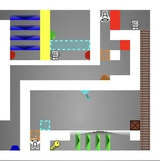 Block Lockdのゲーム画面「ステージ例3」