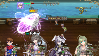 女性経験が皆無な勇者のゲーム画面「戦闘では敵も味方もセリフ付き。」