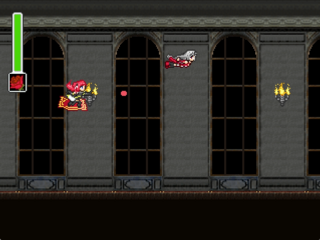 Rock'n ROSE1stのゲーム画面「ステージの中にはシューティングステージも・・・！？」