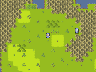 ウルファールSFのゲーム画面「フィールド画面　スクラップが転がっている」