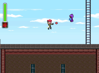 Rock'n ROSE 2ndのゲーム画面「初心者にお勧めのロゼッタ。遠距離攻撃が得意」