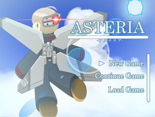 ASTERIAのゲーム画面「タイトル画面」