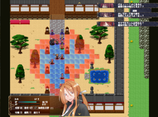 Roze's school recordのゲーム画面「マップ画面」