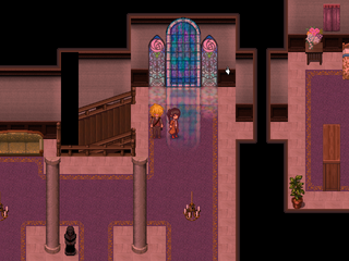 楽園のゲーム画面「炎上する屋敷の探索」