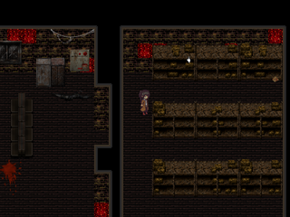 楽園のゲーム画面「異空間にある研究所の探索」