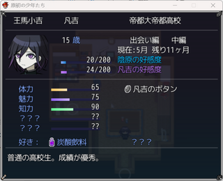 原初の少年たちのゲーム画面「」