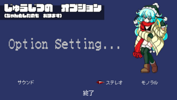 充実のオプションがあります