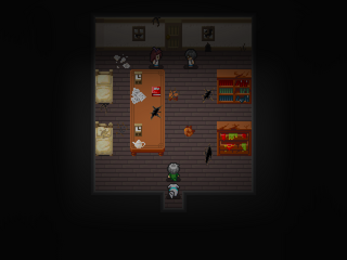 傀儡師の棲む館　Chapter 0 ～空白～のゲーム画面「館の探索」