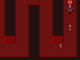 傀儡師の棲む館　Chapter 0 ～空白～のゲーム画面「『赤い空間』」