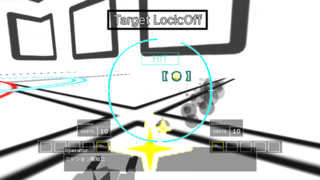 MechanizedWar TestProjectのゲーム画面「戦闘中の画面2」