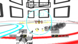 MechanizedWar TestProjectのゲーム画面「戦闘中の画面4」