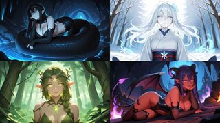 ドールズバイオレンス（体験版）のゲーム画面「障害となる強敵たち」