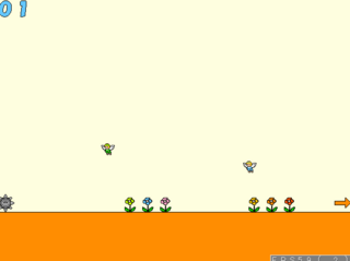 DRAGON JEWELのゲーム画面「青の一面」