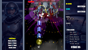 本格STGのミニゲームも