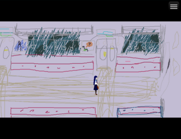 【遭難地点(α版なので背景は全部こんな感じです)】