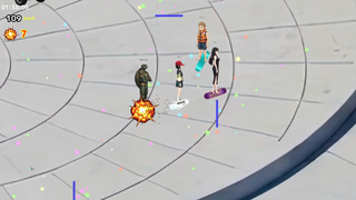 Magare.yoのゲーム画面「シンプルなスケボーが加速するゲーム」