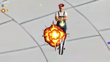 爆発する危険なスケボー