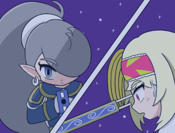 稀にシリアスな場面も…？