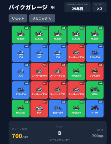 合体でバイクがレベルアップ！