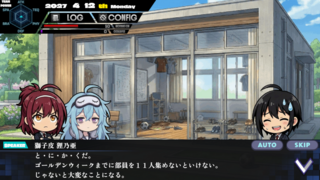 ELEVEN MAKERのゲーム画面「個性豊かな部員たちの日常イベント！」