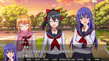 ヒロイン達のわきあいあいの会話シーン