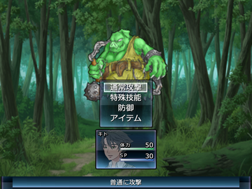 戦闘画面です。
