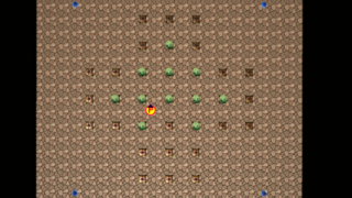 転珠の館のゲーム画面「俯瞰視点で盤面を確認することもできます」