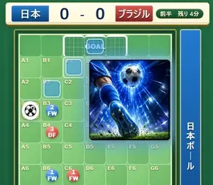ブラウザサッカー将棋のイメージ