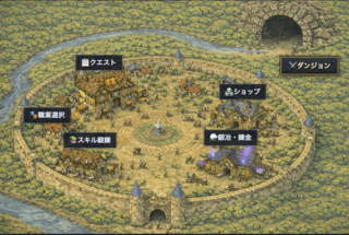 Elder Dungeon Adventuresのゲーム画面「MAP画像」