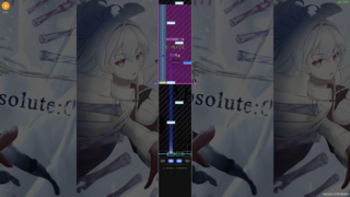 WEBEAT:maniaのゲーム画面「プレイ画面1」