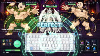 魔鍵のグリモワールのゲーム画面「バトル」