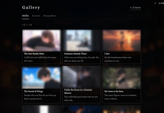 放課後、屋上にて。のゲーム画面「スチル一覧」