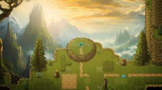 普通のRPG2 特別編のゲーム画面「マップ画面」