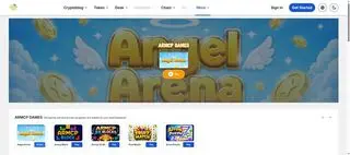 ARMCP Angel Arenaのゲーム画面「Angel Arenaのトップ画面」