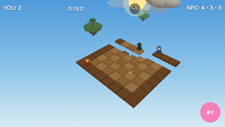 サルモノハオトスのゲーム画面「PCでもスマホでも遊べる」