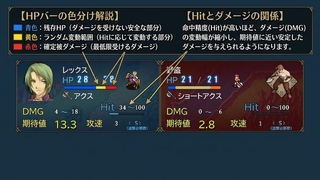 Roads to the Crown 外伝のゲーム画面「戦闘前の情報を見て戦うかどうかを決めよう」