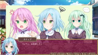 ウィッチハント・シアタードールのゲーム画面「セシリアの姉妹たち」