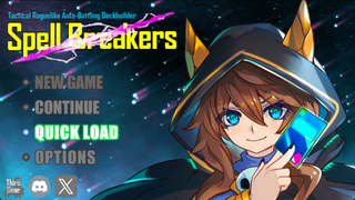 Spell Breakersのゲーム画面「タイトル画面」