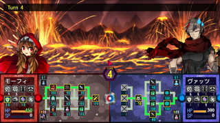 Spell Breakersのゲーム画面「戦闘画面 完全オートで進行」