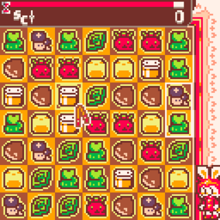 Kitchen Matchen 3のゲーム画面「りょうりパズル」