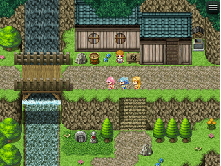 春風に舞う如くのゲーム画面「もちろんマップも和風」