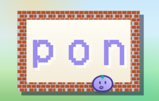 pon - A Cute Arrow Puzzleのゲーム画面「スタート画面！クリックでスタート。」