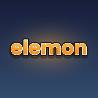 elemonのゲーム画面「elemon のタイトルロゴ」