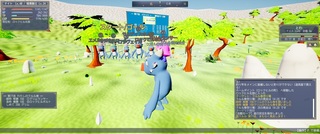 グリモワールオンラインのゲーム画面「実況つきのクルル競馬「競クルル」」
