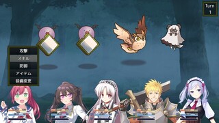 異世界の錬金力士２のゲーム画面「戦闘画面」