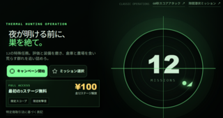 RATBUSTER: Night Shiftのゲーム画面「夜の街で始まる狙撃ミッション」
