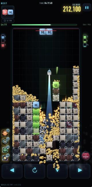 Elementrixのゲーム画面「元素を配置して分子をつくります」