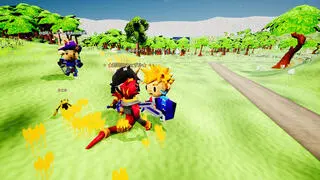 グリモワールオンラインのゲーム画面「最初の依頼を達成すると、絆の者が仲間になります。呼び出せばいつでも一緒に戦ってくれるので、ひとりでも心細くありません。」
