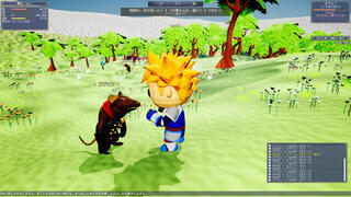 グリモワールオンラインのゲーム画面「はじめてでも迷いません。画面の上に「次にやること」が順番に出るので、その通りに進めるだけで最初の戦いまでたどり着けます」